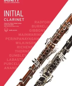 Trinity College London Clarinet Exam Pieces from 2023 Initial